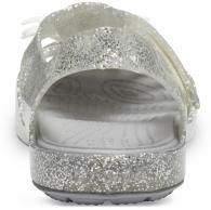 Kids’ Crocs Isabella Charm Sandal Silver