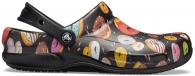 Bistro Graphic Clogs Black / Multi Donuts