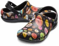 Bistro Graphic Clogs Black / Multi Donuts