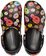 Bistro Graphic Clogs Black / Multi Donuts