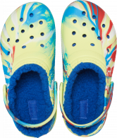 Crocs Classic Lined Marbled Clog Kids Sulphur/Multi