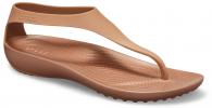 Women’s Crocs Serena Flip Bronze / Bronze