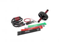 FITFIU FITNESS 4-pack KITFIT-400 black