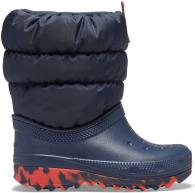 Crocs Classic Neo Puff Boot Kids Navy