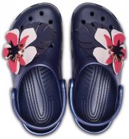 Crocs Classic Botanical Floral Clog Navy