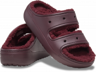 Crocs Classic Cozzy Sandal 207446 Dark Cherry