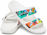 Croc Classic Retro Resort Sandal 207856 white/multi