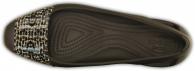 Crocs Sienna Leoprad Shiny Flat Espresso