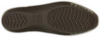 Crocs Sienna Leoprad Shiny Flat Espresso