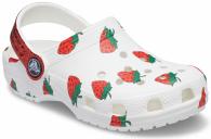 Crocs Classic Food Print Clog Kids 207150 WHITE