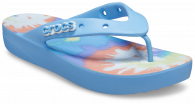 Crocs Classic Platform Tie Dye Flip Oxygen/Multi