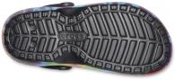 Crocs Classic Lined Tie Dye Clog Multi/Black