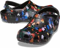 Crocs Classic Printed Floral Clog Black/Multi