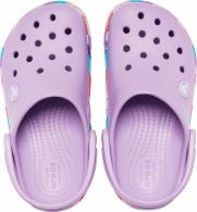 Crocs Crocband Chevron Beaded Clog Kids orchid