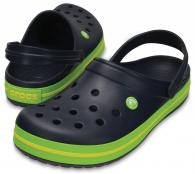 CROCS Crocband  Navy / Volt Green