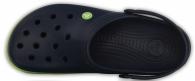 CROCS Crocband  Navy / Volt Green