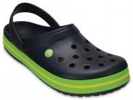 CROCS Crocband  Navy / Volt Green